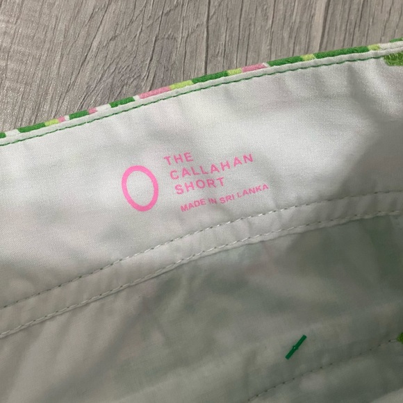 Lily Pulitzer Pink and Green The Callahan Short Size 0 - Picture 4 of 5